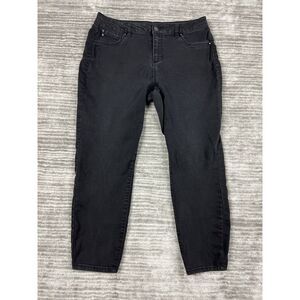 D. Jeans Jegging Womens 14 Black Denim Skinny‎ Studded Cotton Blend Casual